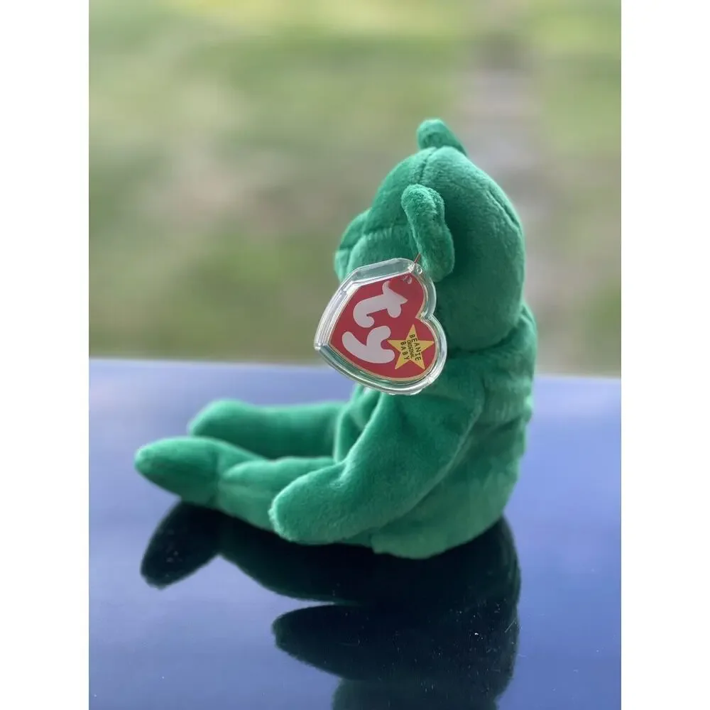 Ty Beanie Baby Erin The Bear 1997 Retired PVC Pellets 4th‎ Gen Cover Lucky